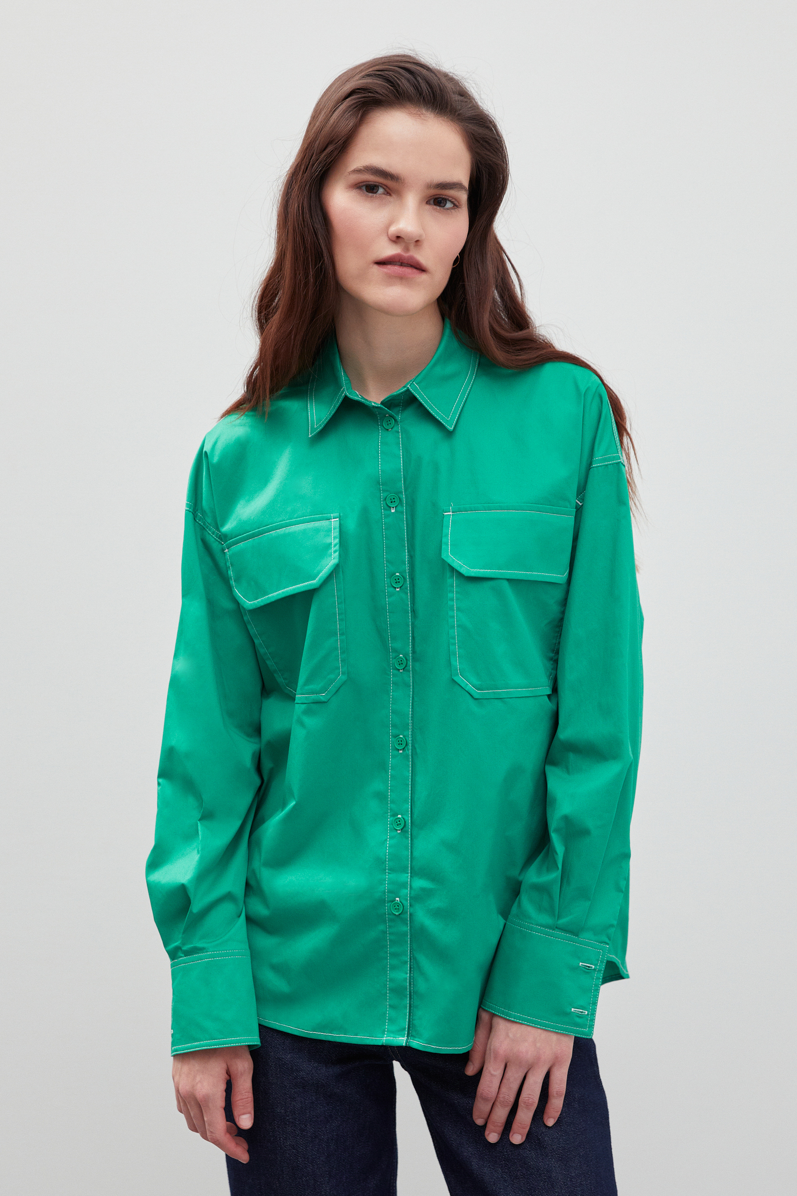 Рубашка силуэта oversize из хлопка, 502 ive, Рубашка силуэта oversize из хлопка
Рубашка силуэта oversize из хлопка, 502 ive, Рубашка силуэта oversize из хлопка