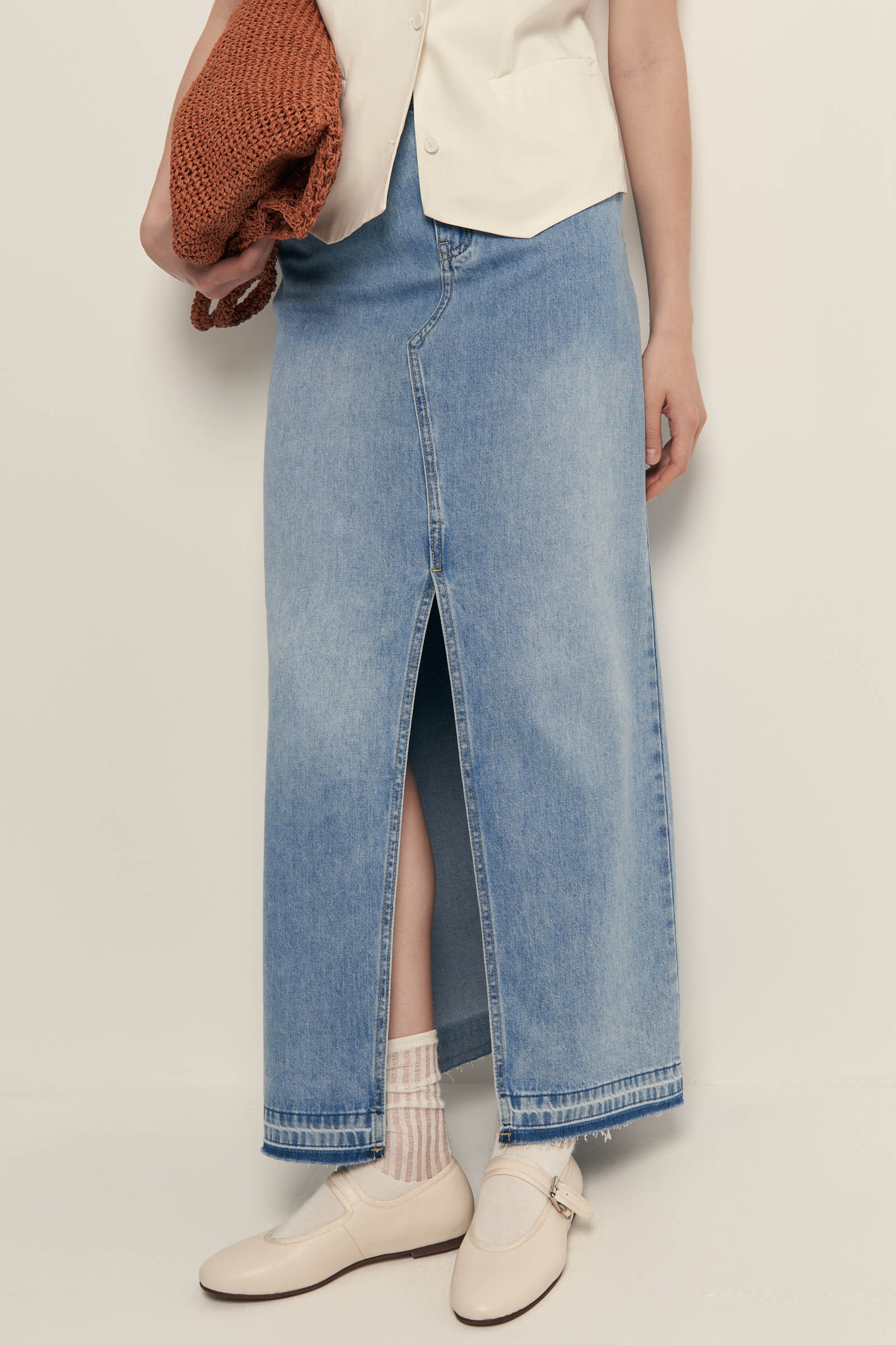Джинсовая юбка макси с разрезом, 1261 light denim, Джинсовая юбка макси с разрезом
Джинсовая юбка макси с разрезом, 1261 light denim, Джинсовая юбка макси с разрезом