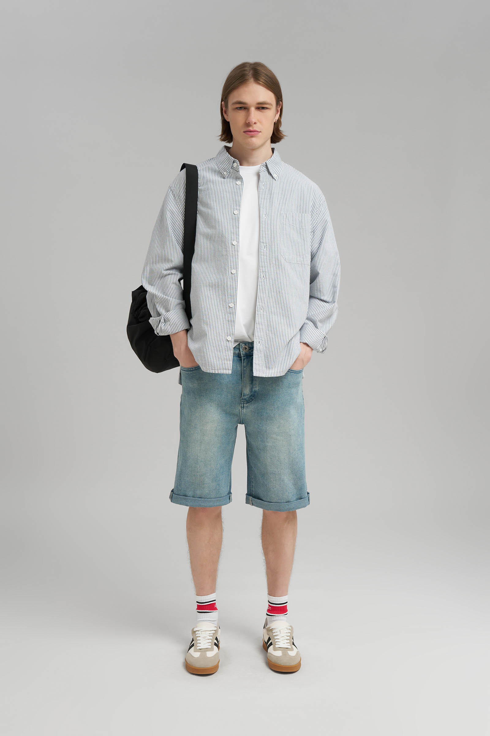 Джинсовые шорты прямого кроя, 126 light denim, Джинсовые шорты прямого кроя
Джинсовые шорты прямого кроя, 126 light denim, Джинсовые шорты прямого кроя