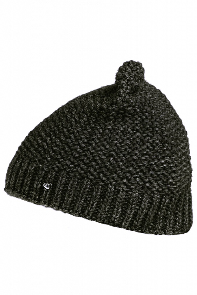 шапка женская Finn-Flare темно-серого цвета