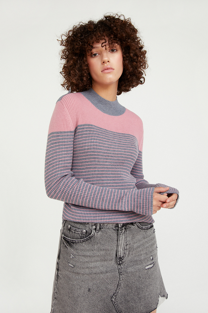 

джемпер женский, Серый меланж, джемпер женский