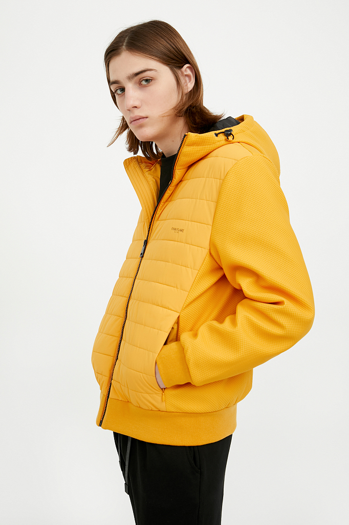 куртка мужская Finn-Flare желтого цвета