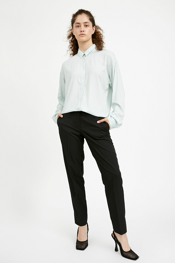 Фото 3 - блузка женская светло-зеленого цвета