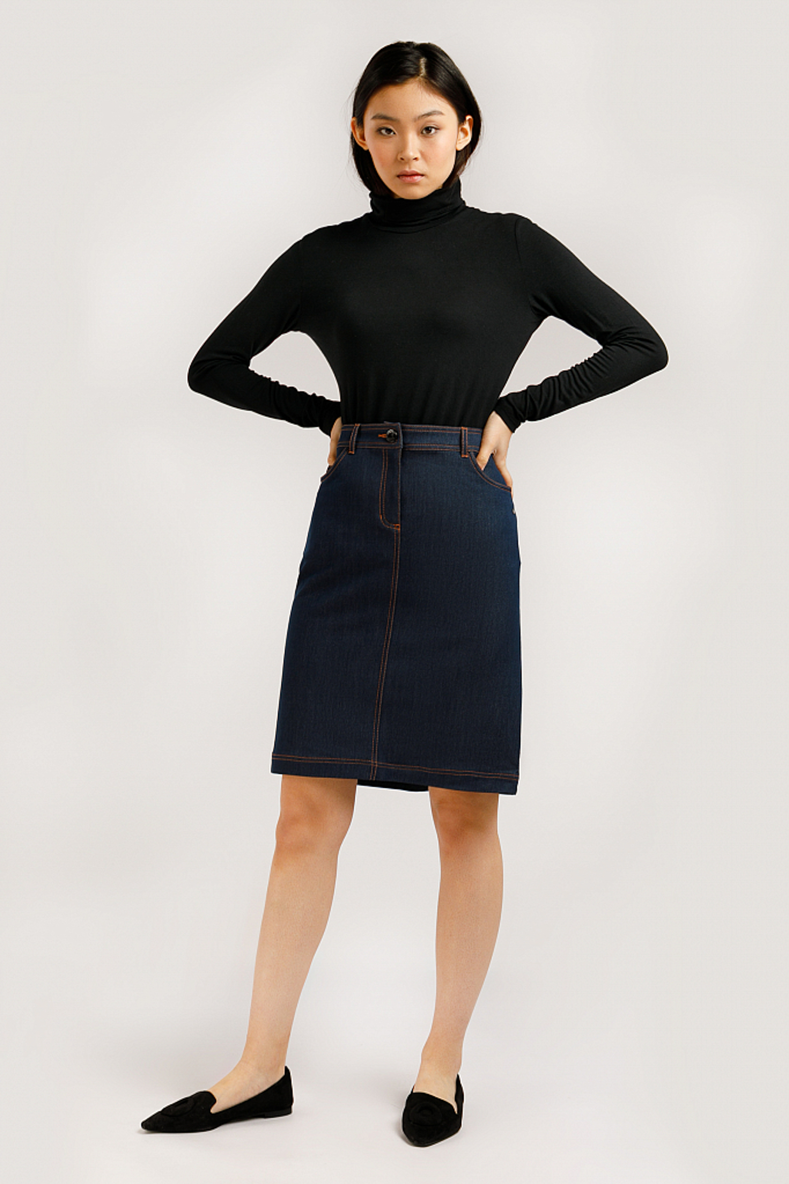 

юбка женская, Темно-синий, юбка женская