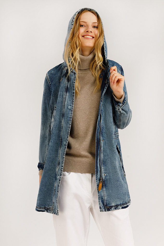 

плащ женский, Голубой, плащ женский