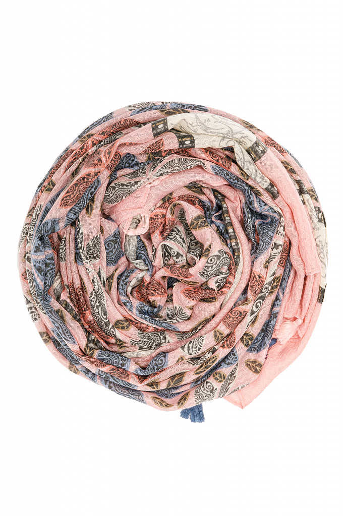 шарф женский Finn-Flare розового цвета