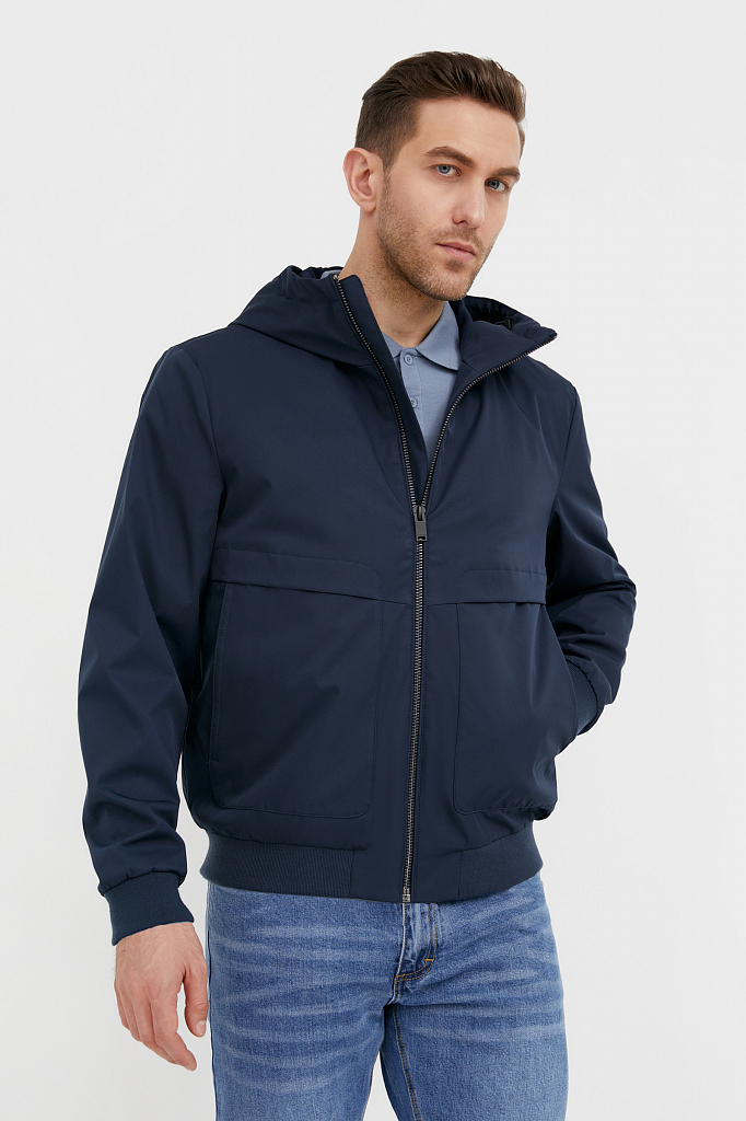 куртка мужская Finn-Flare темно-синий B21-21012 