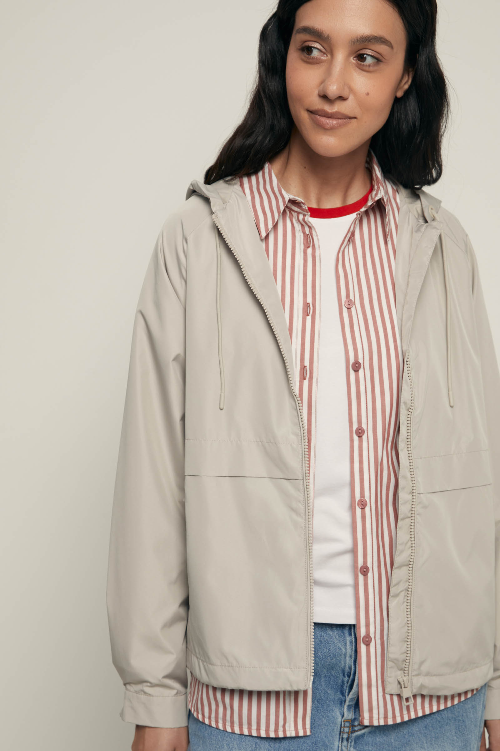 

Ветровка с капюшоном на молнии, 713 grain, Ветровка с капюшоном на молнии