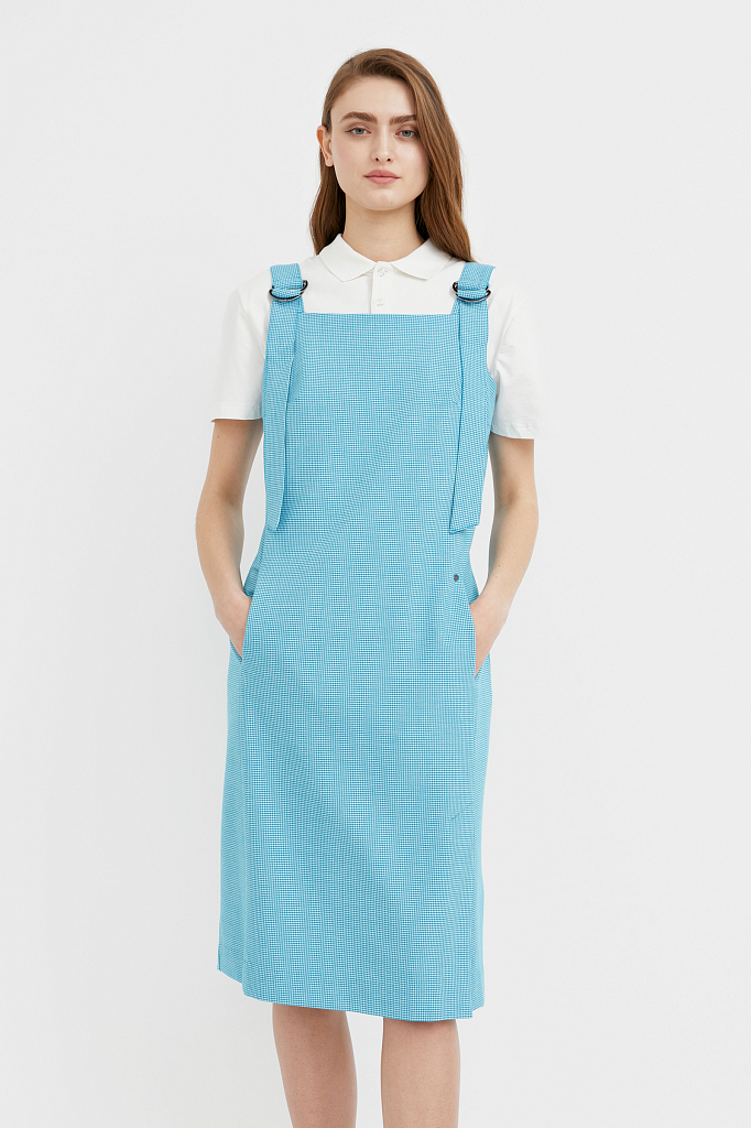 Сарафан на широких лямках