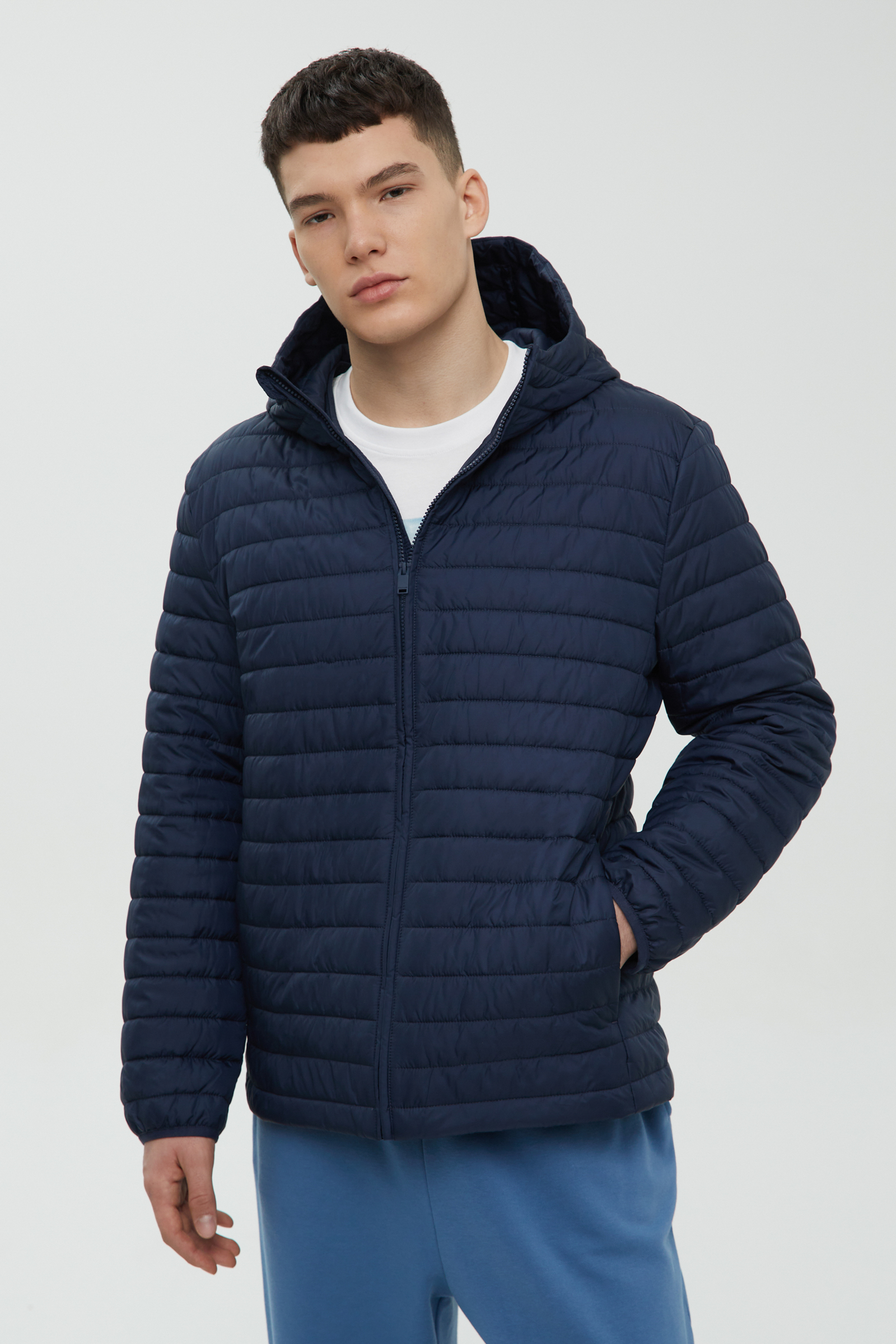 Стеганая куртка Finn Flare, синий, арт. BAS-200152