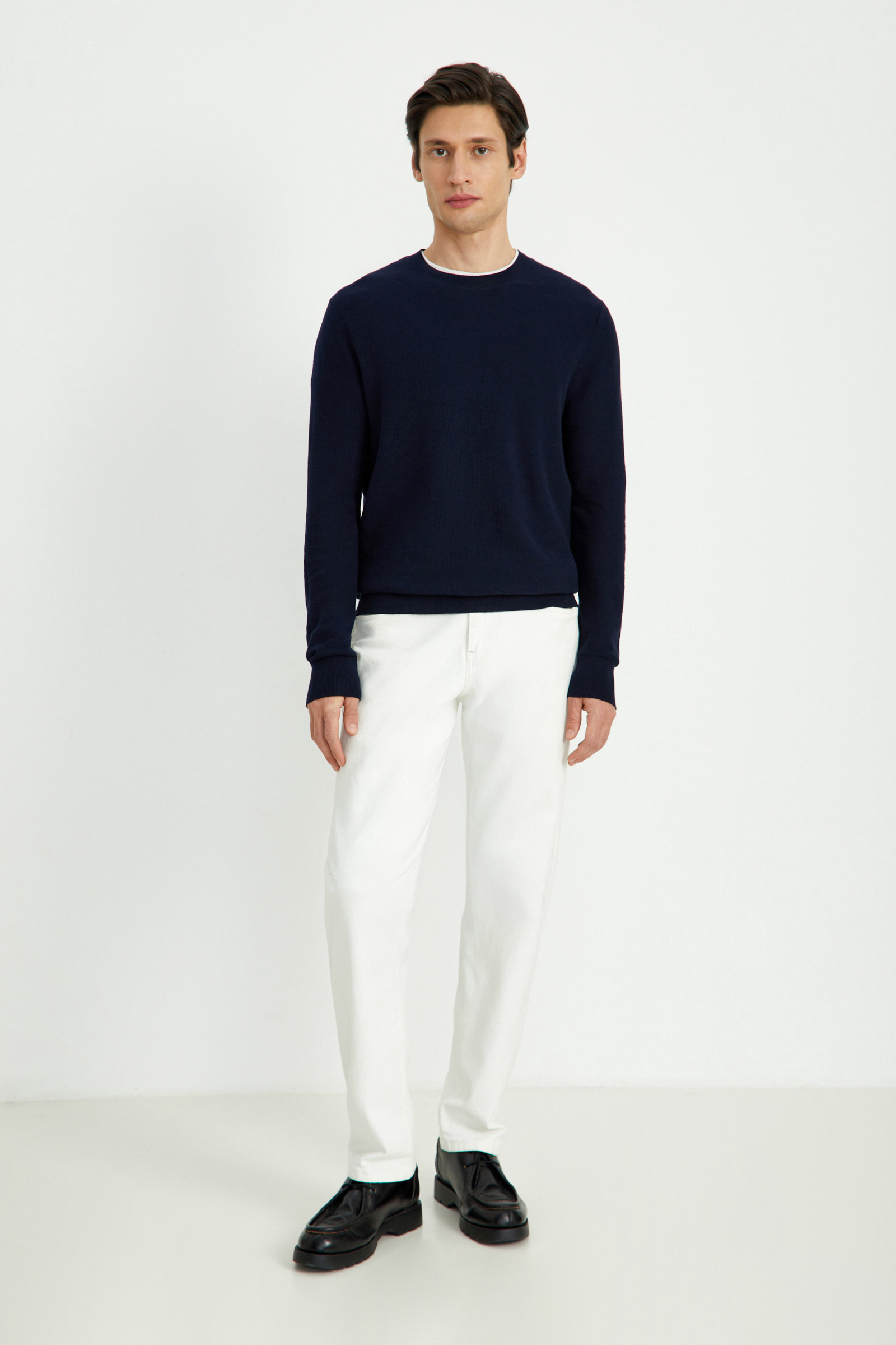 Джемпер широкого кроя из хлопка