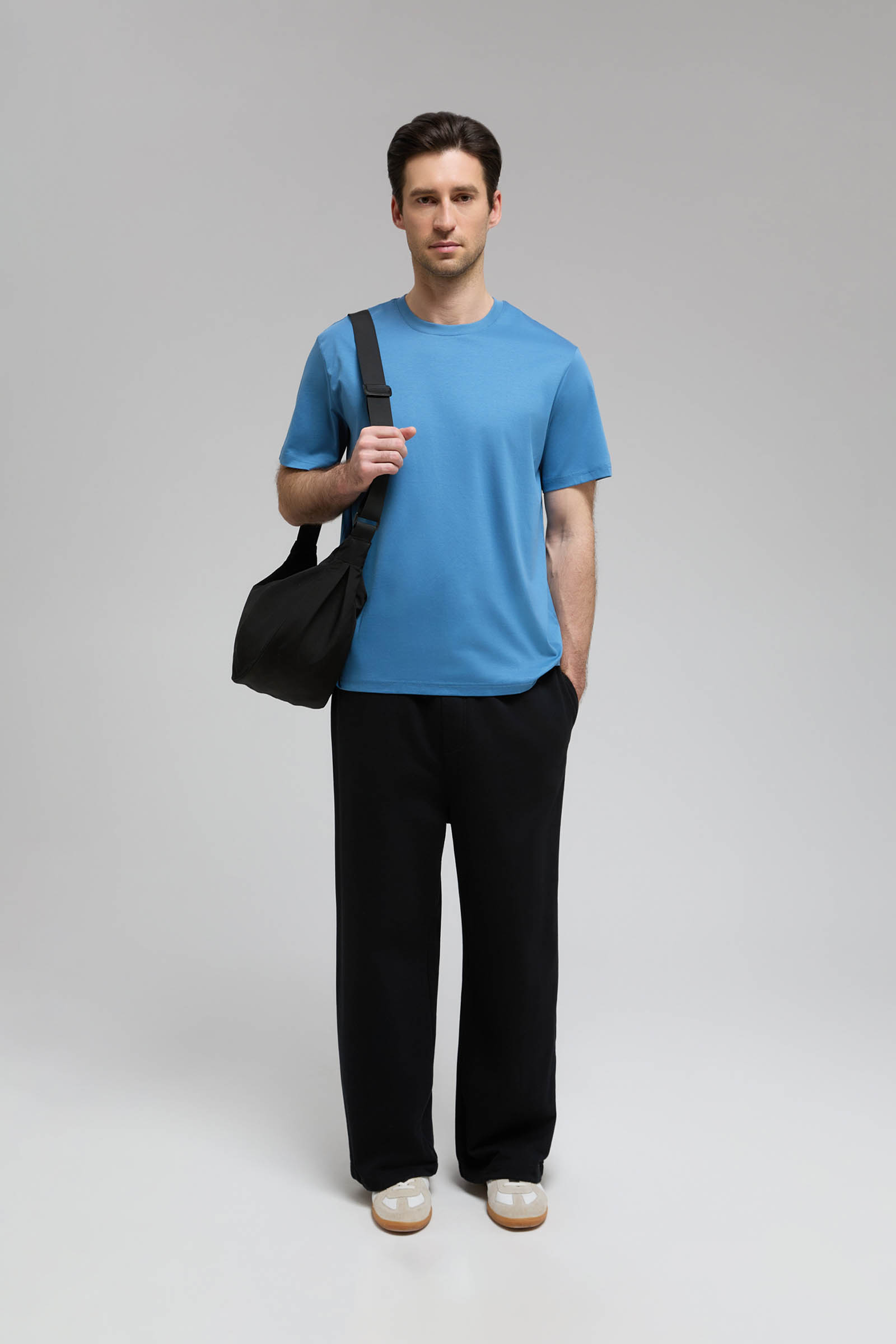 Футболка FINN FLARE Прямого Кроя, голубой, арт. BAS-200121