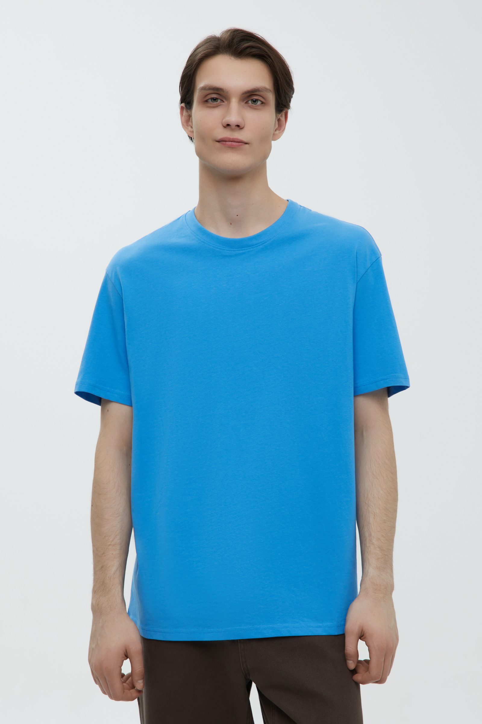 Базовая футболка FINN FLARE, голубой, арт. BAS-200155