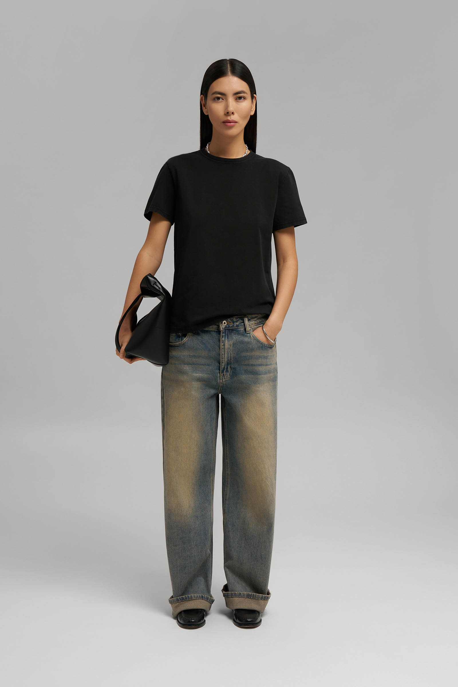 Футболка Finn Flare Regular Fit, 200 black, арт. BAS-100194