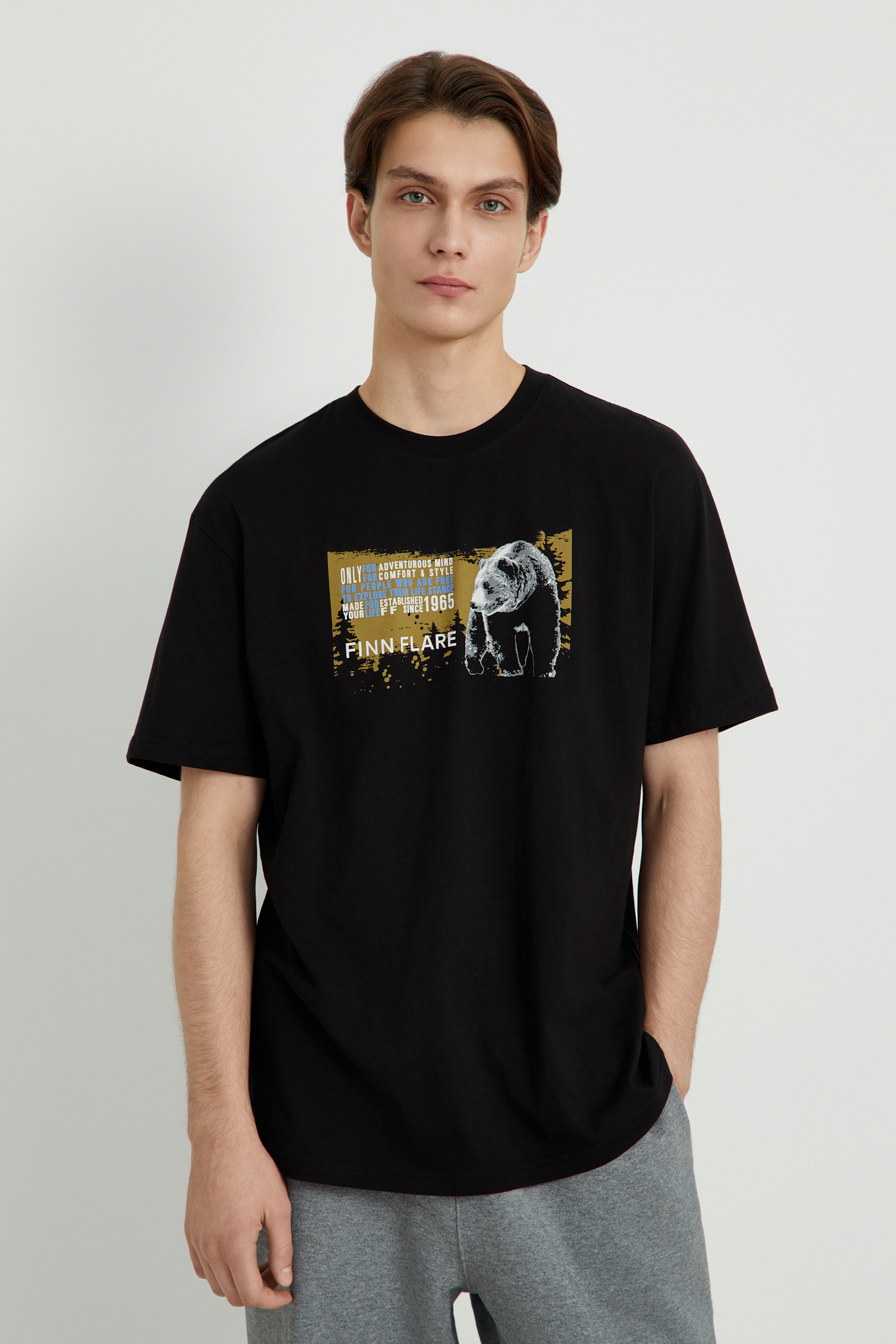 

Футболка мужская, 200 black, Футболка мужская