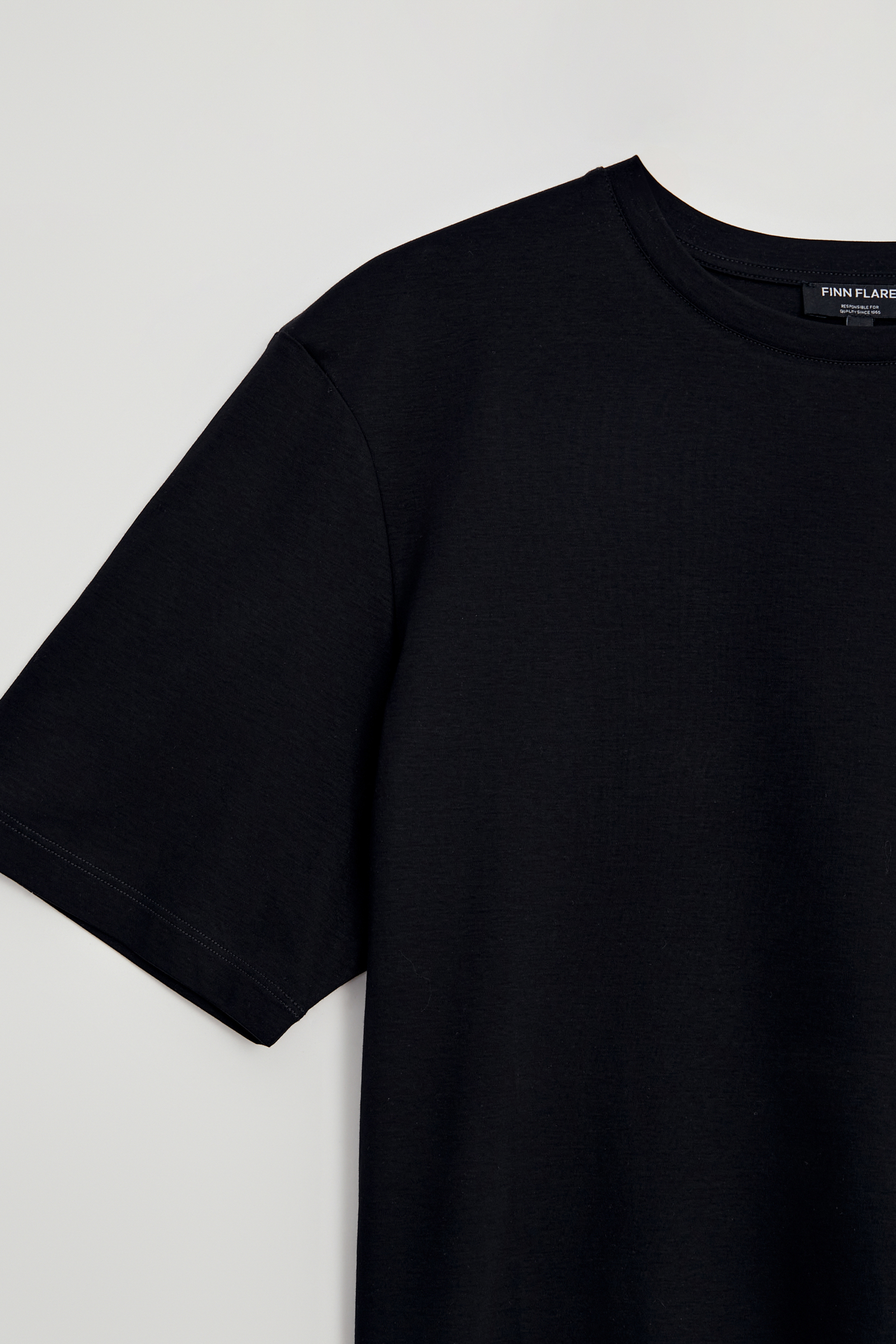 

Футболка из мерсеризованного хлопка, 200 black, Футболка из мерсеризованного хлопка