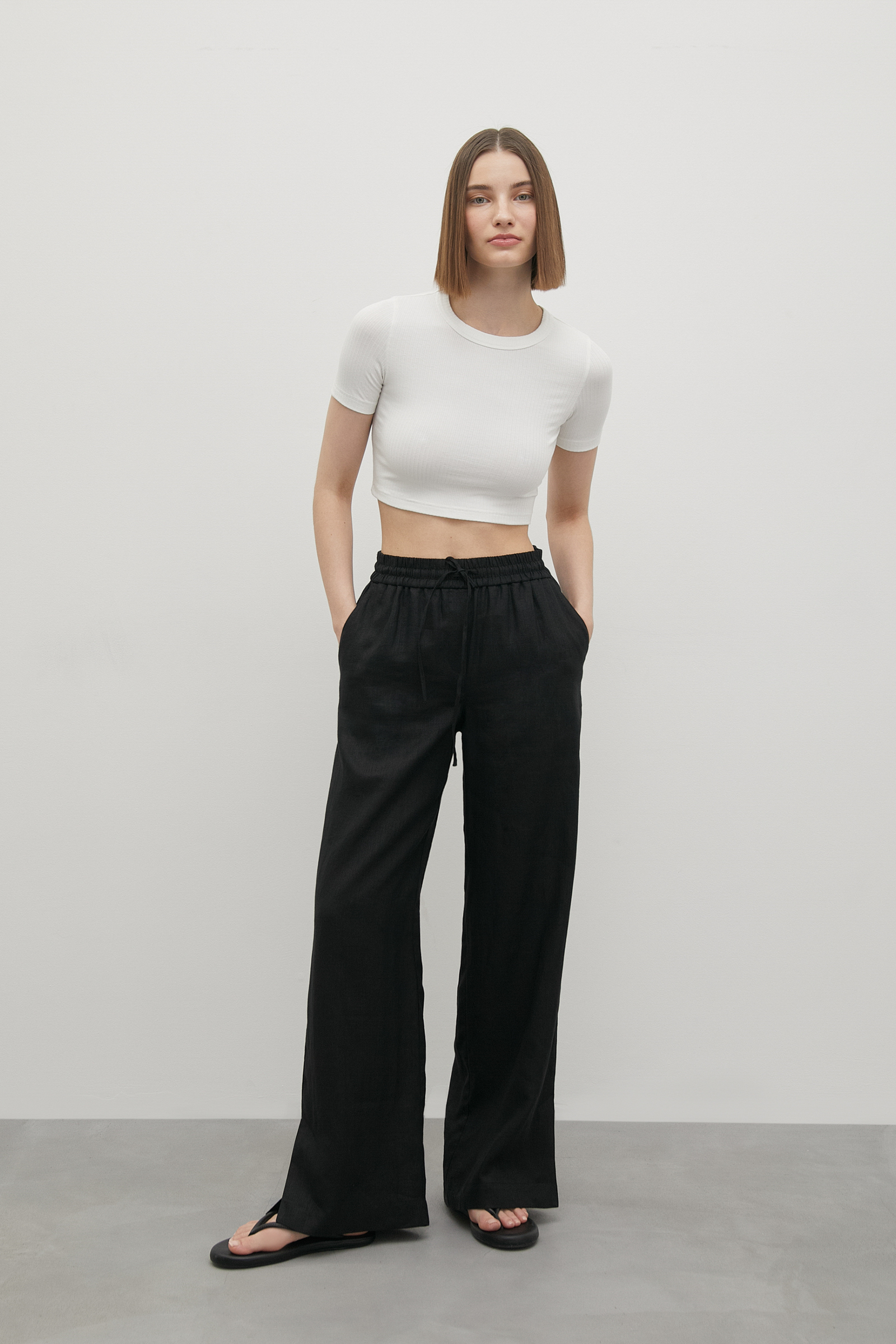 

Укороченная футболка, 201 white, Укороченная футболка