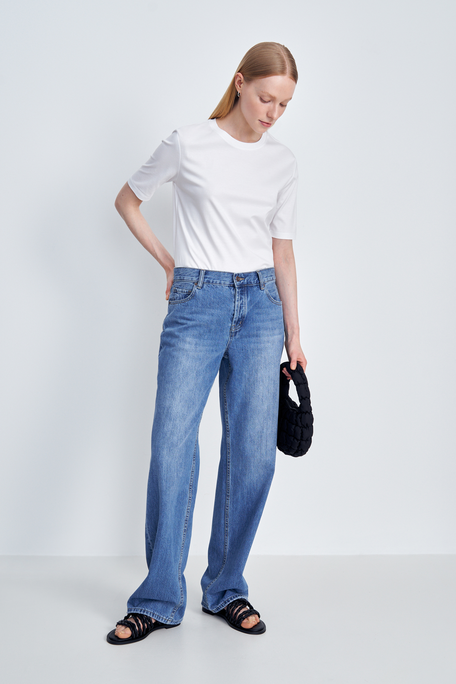 Футболка из мерсеризованного хлопка