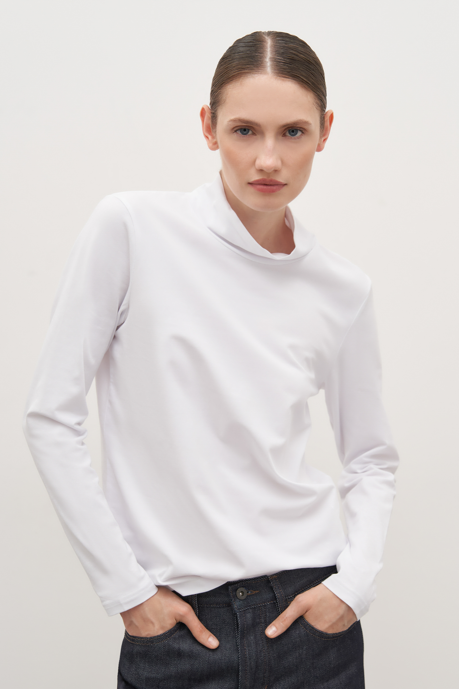 Лонгслив женский с длинным рукавом