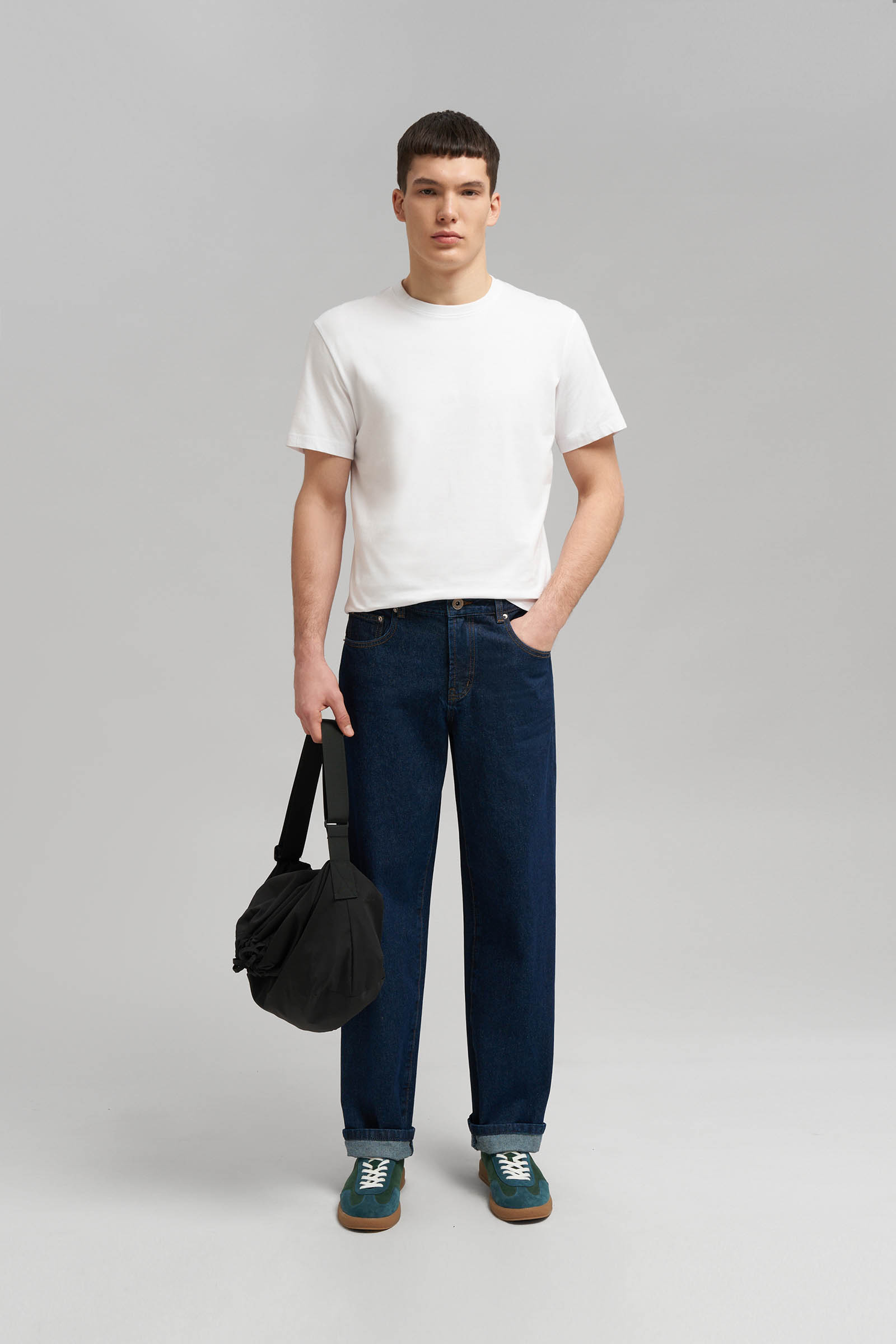 Футболка FINN FLARE облегающего кроя из джерси, 201 white, арт. BAS-200162