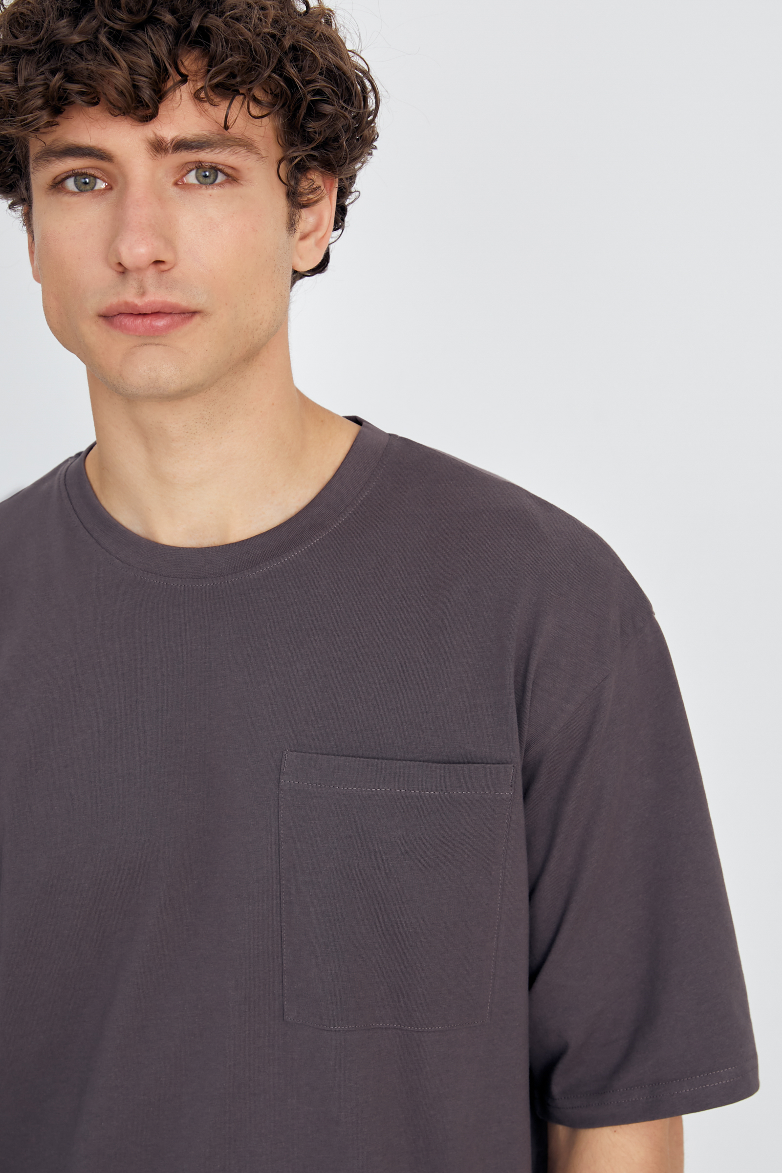 

Футболка из хлопка с нагрудным карманом, 201 white, Футболка из хлопка с нагрудным карманом