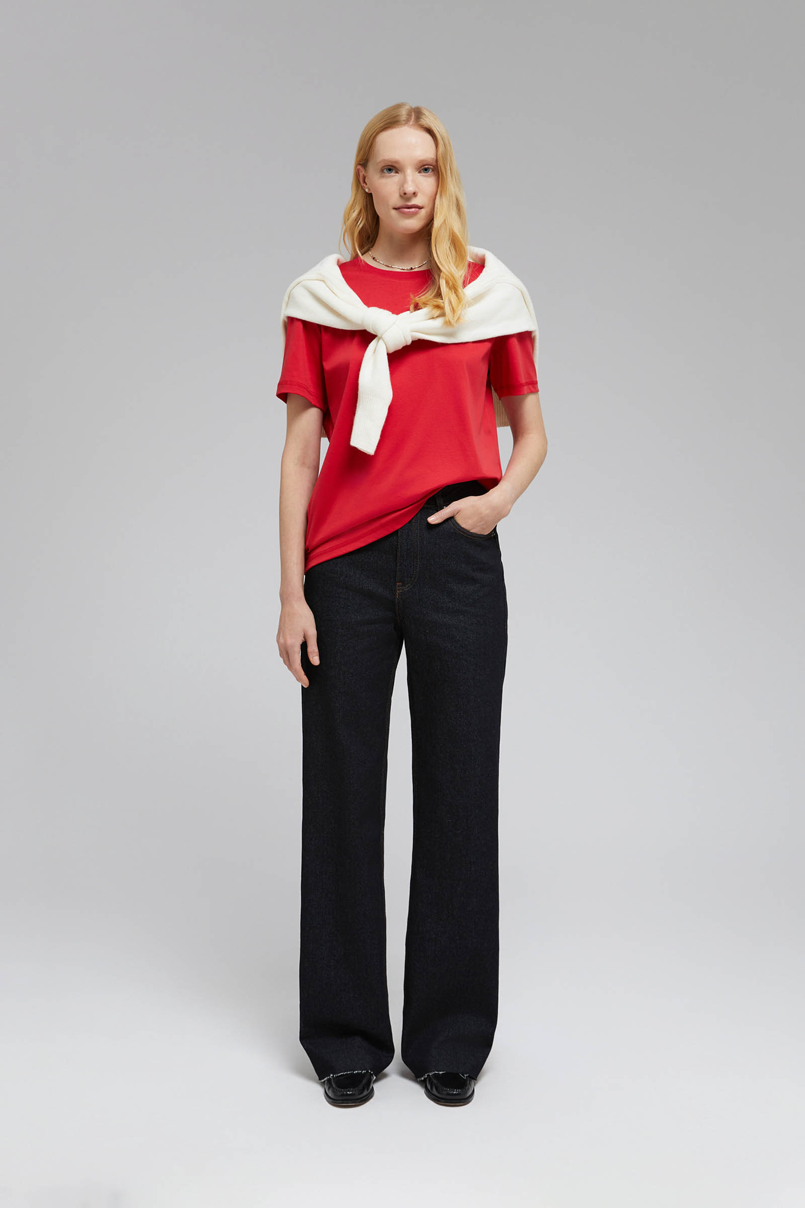 Футболка FINN FLARE, 371 mc salsa, арт. BAS-100161