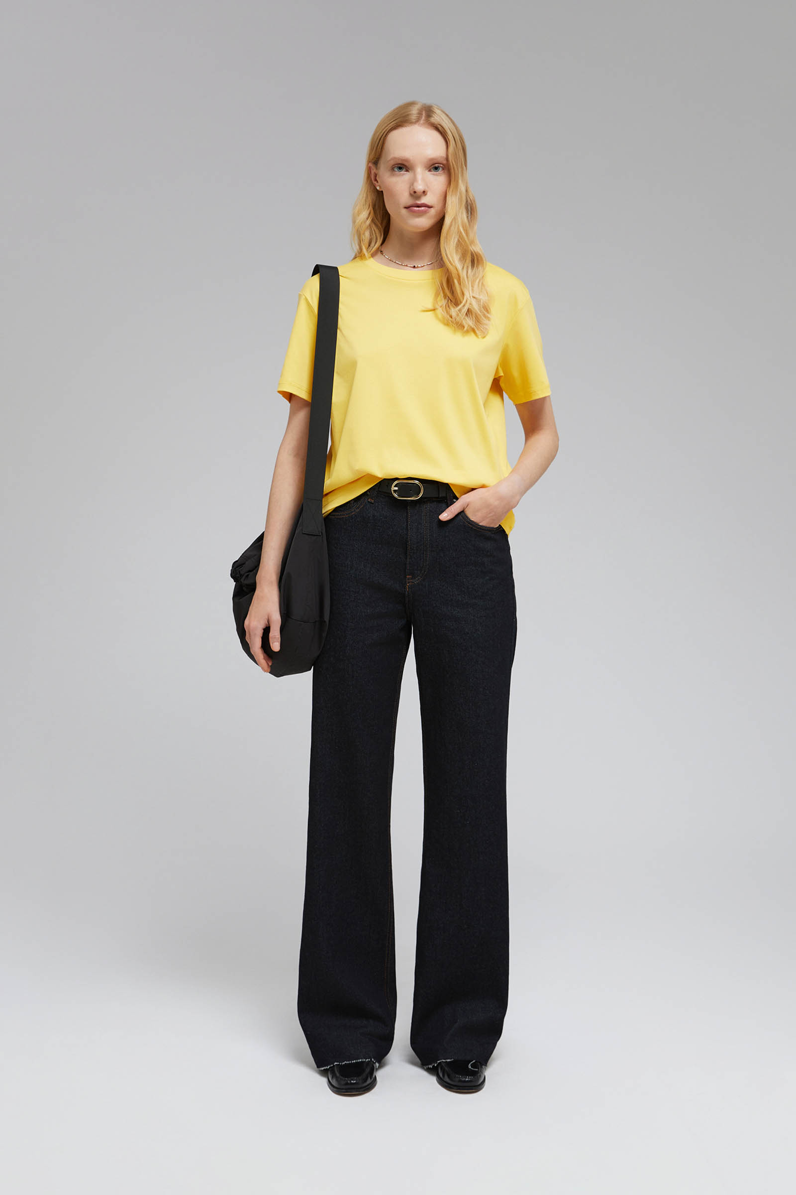 Футболка FINN FLARE из мерсеризованного хлопка, 443 acacia, арт. BAS-100161