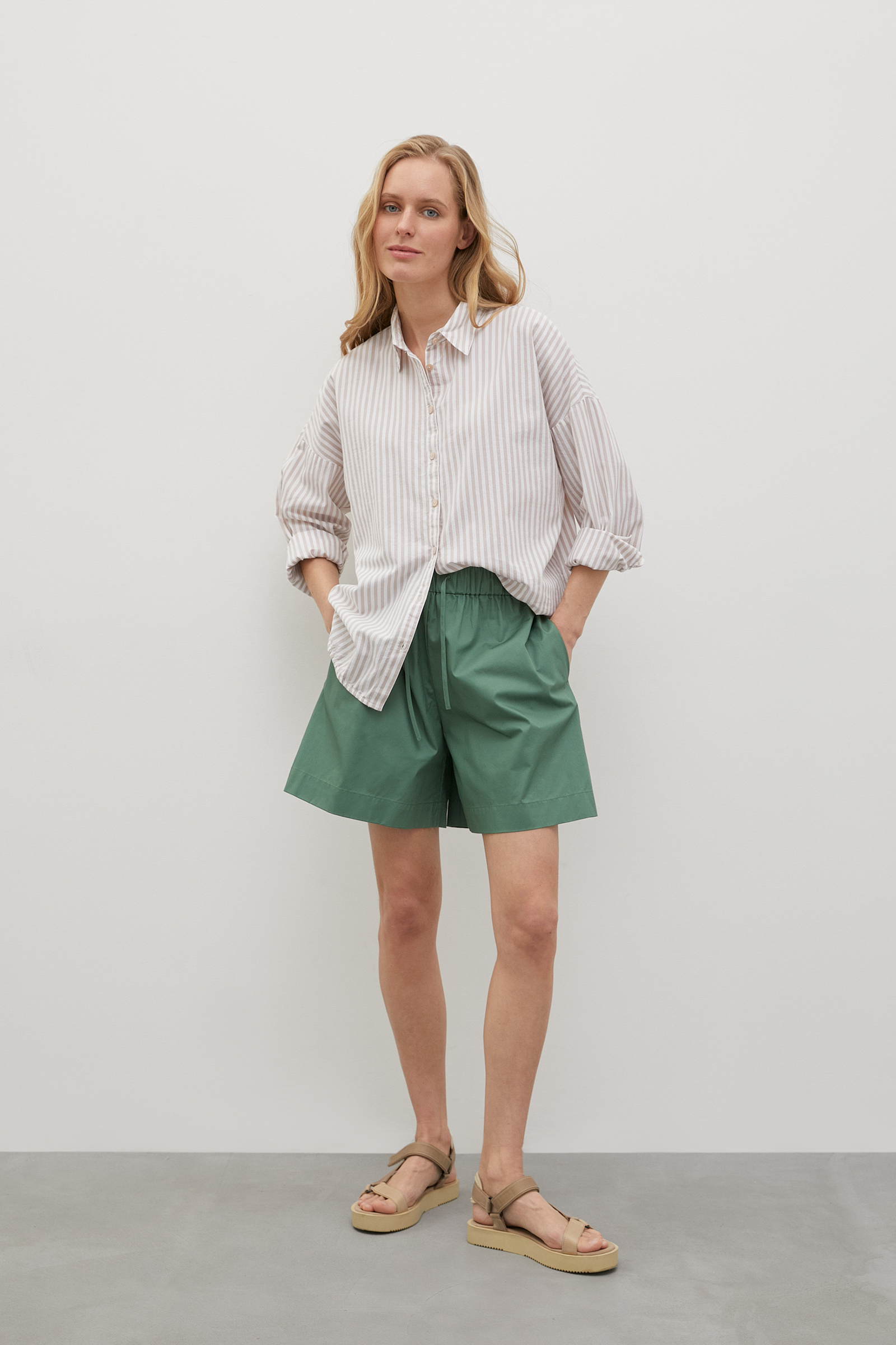 Базовые шорты из хлопка