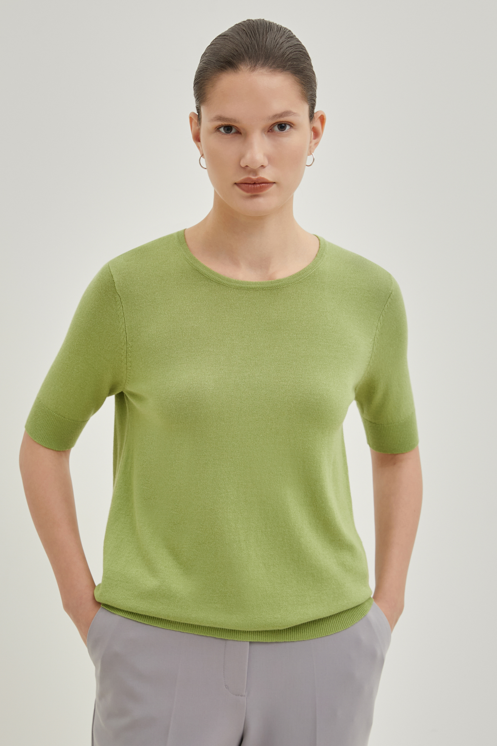 

Джемпер с вискозой, 552 cress, Джемпер с вискозой