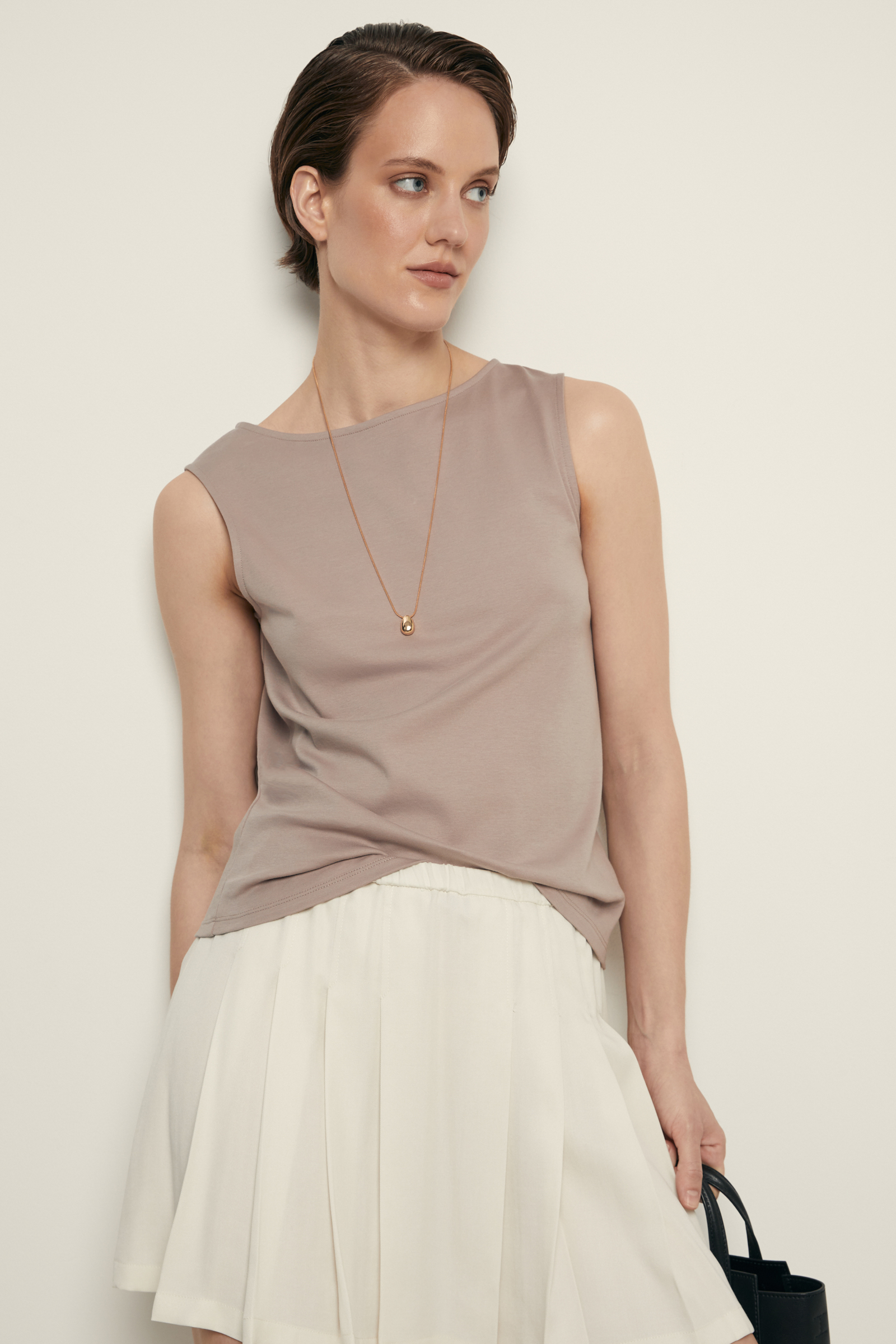 Майка Finn Flare из мерсеризованного хлопка, 607 kangaroo, арт. BAS-100165