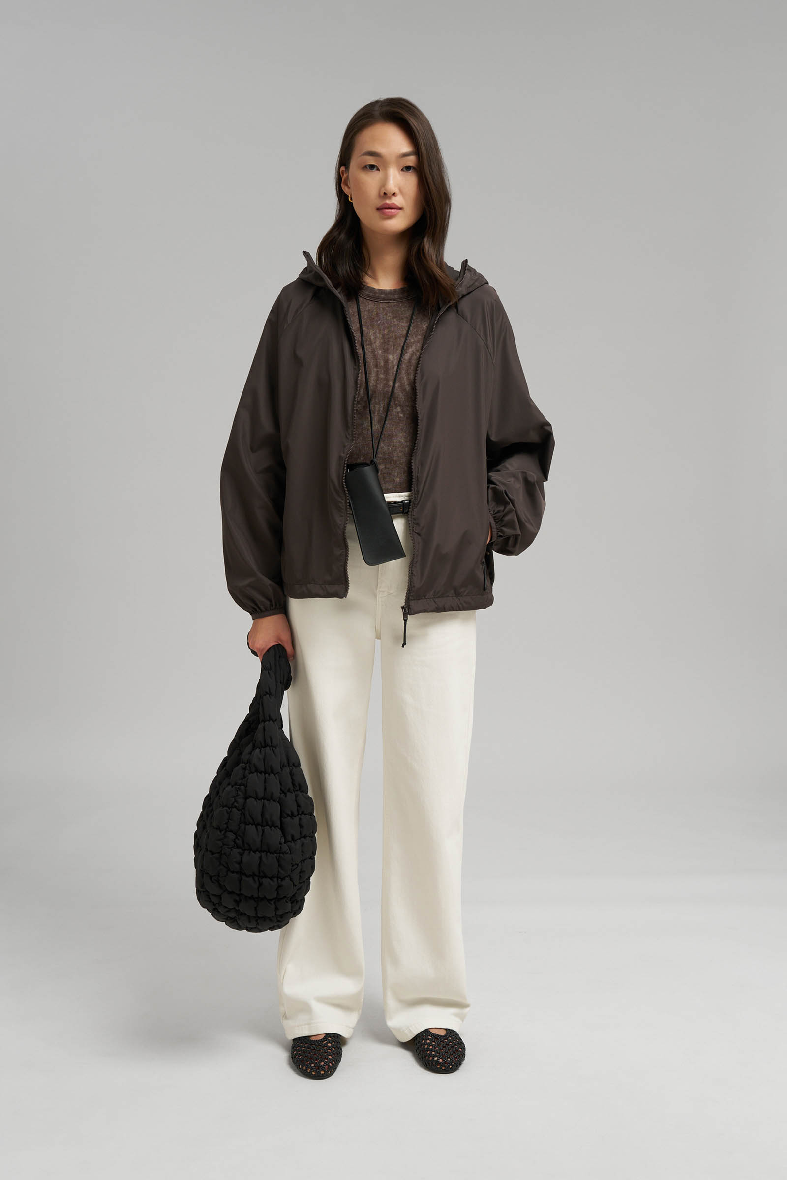 Ветровка женская Finn Flare, коричневый, арт. BAS-100210