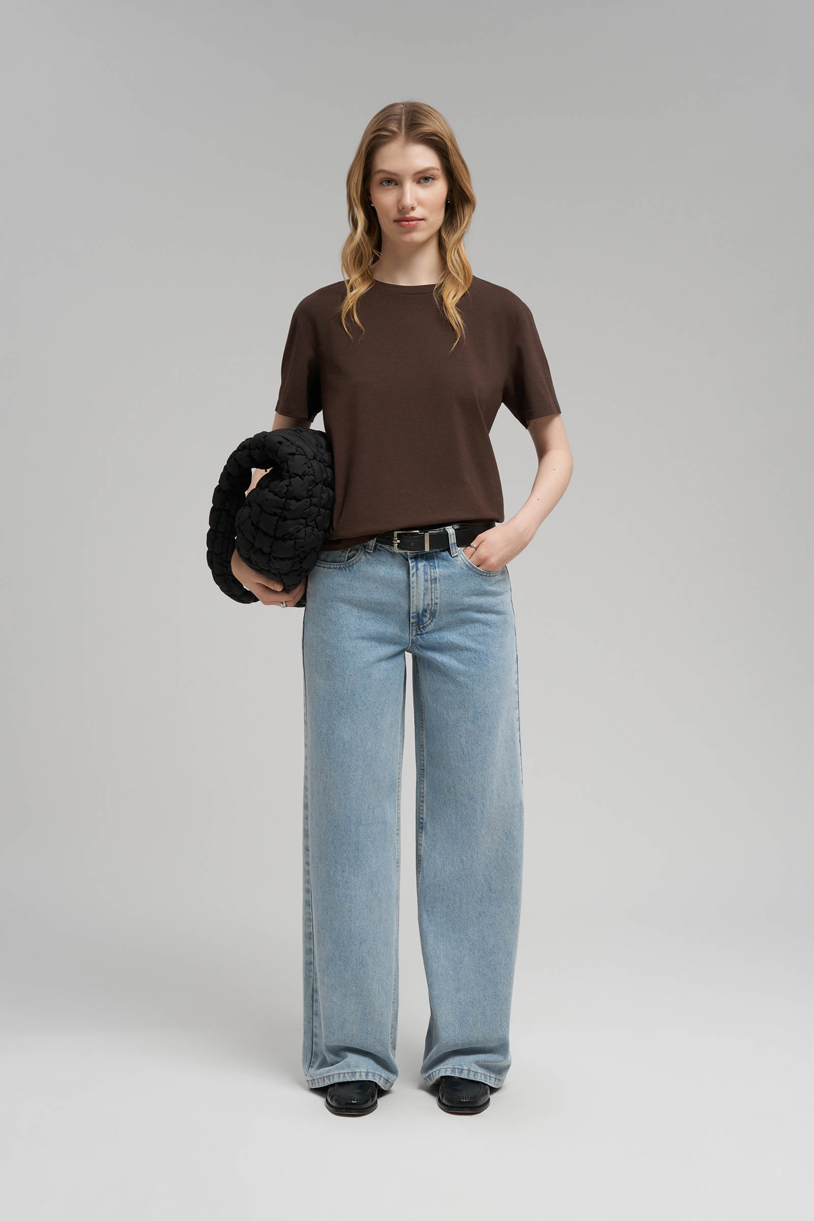 Футболка FINN FLARE regular fit из джерси, 641 java, арт. BAS-100197