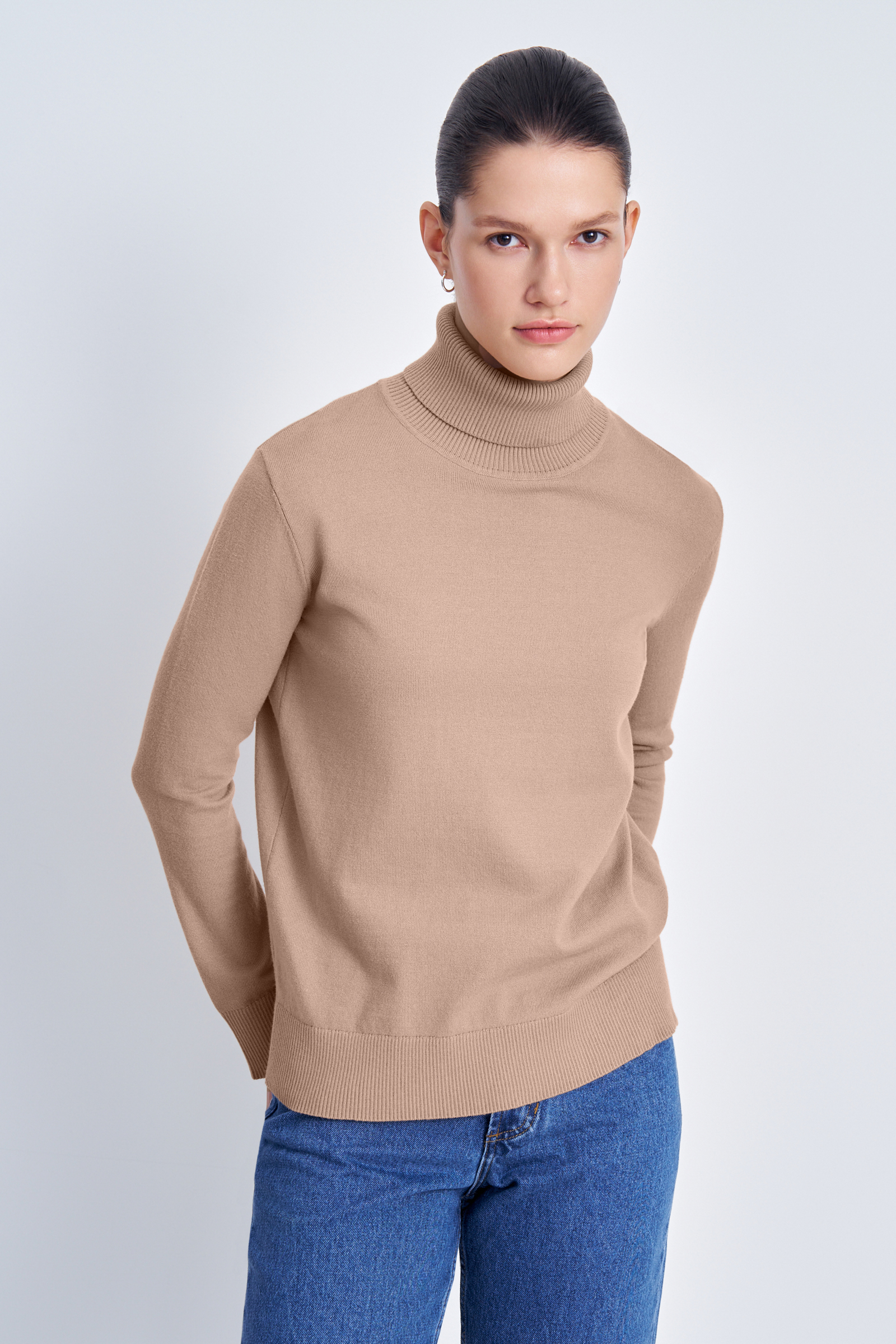 

Водолазка прямого кроя, 709 cornstalk, Водолазка прямого кроя