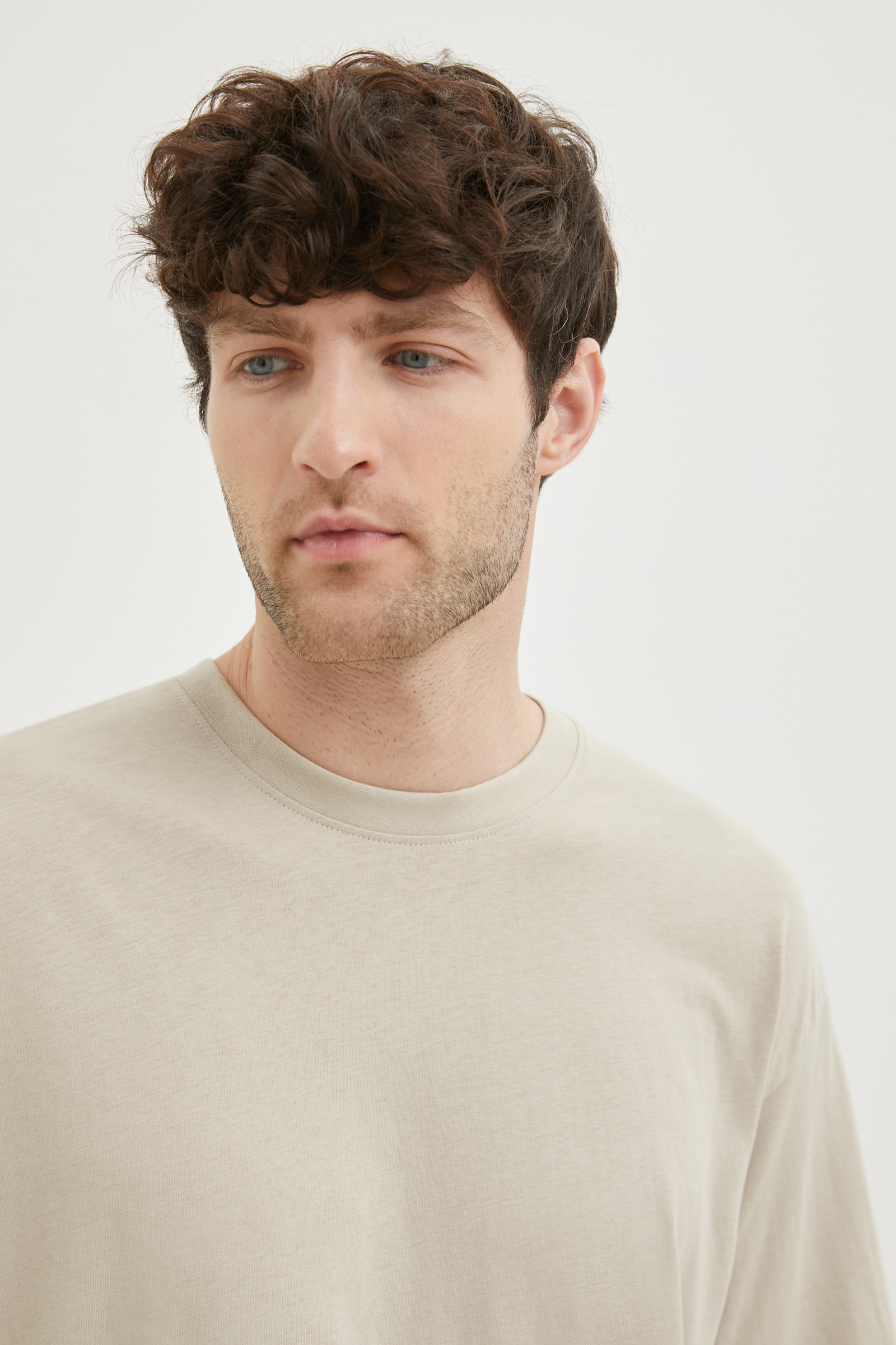 

Футболка из хлопка свободного кроя, 713 grain, Футболка из хлопка свободного кроя