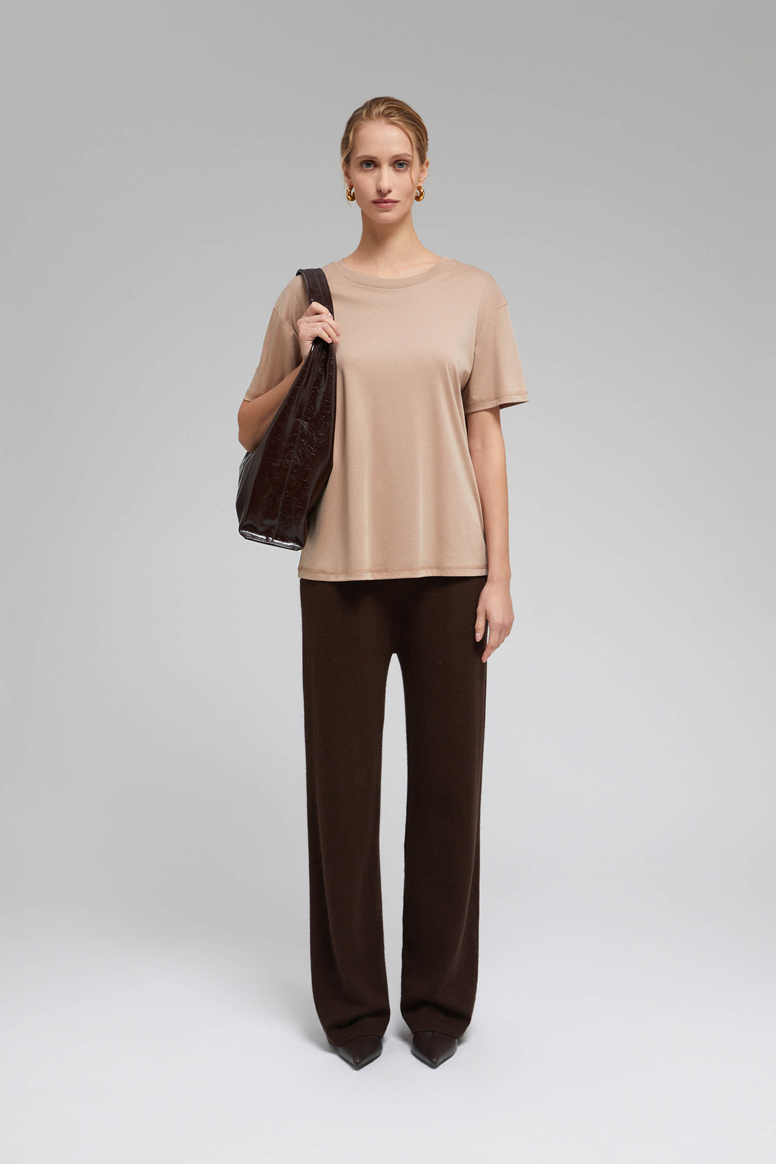 Футболка FINN FLARE из мерсеризованного хлопка, 728 warm, арт. BAS-100161