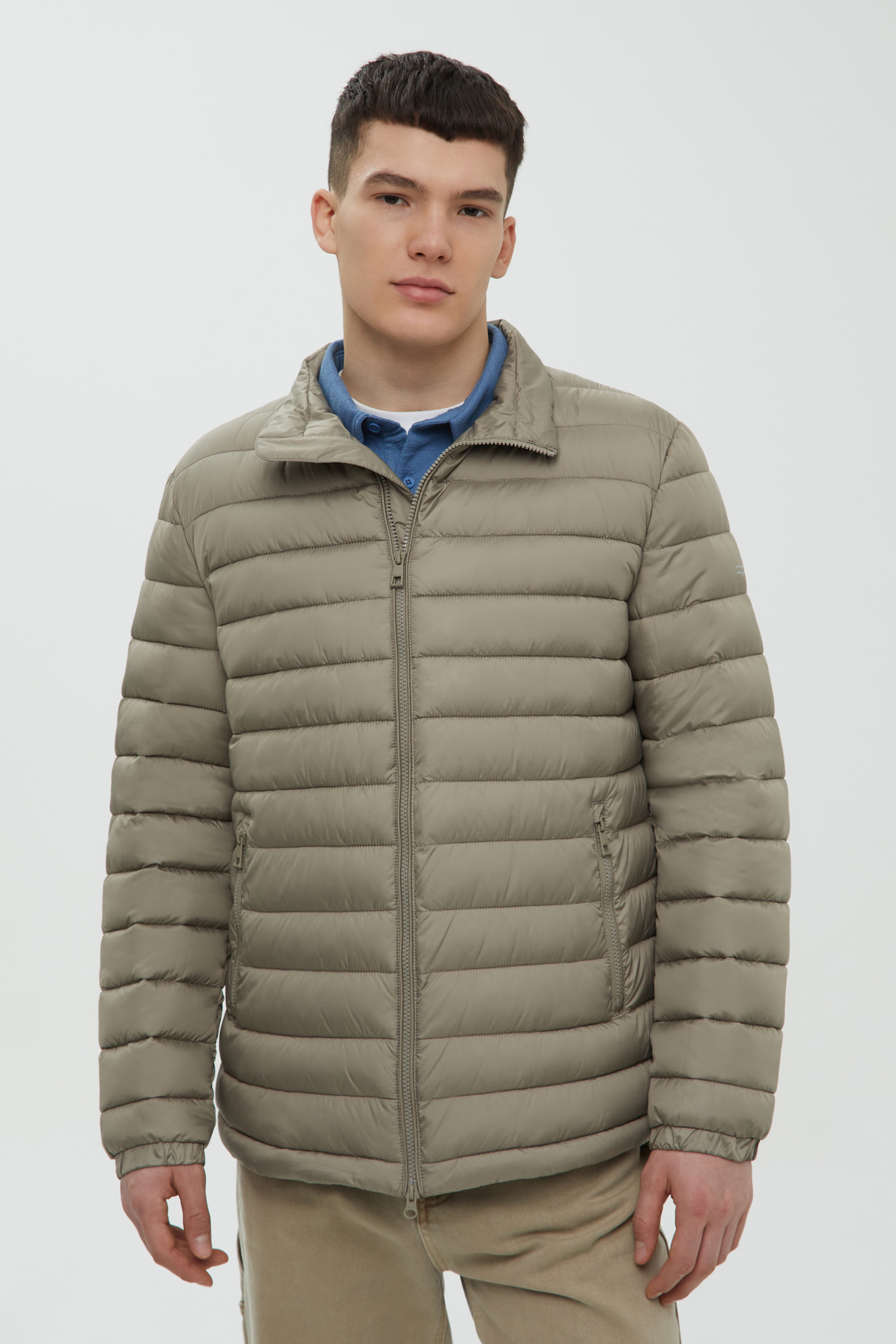 Стеганая куртка Finn Flare, хаки, арт. BAS-200153