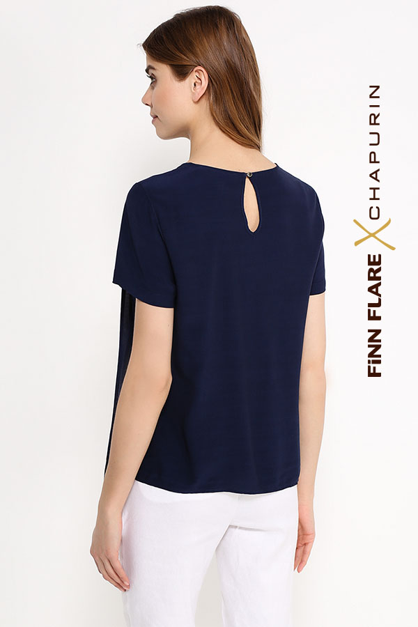 

блузка женская, Темно-синий, блузка женская