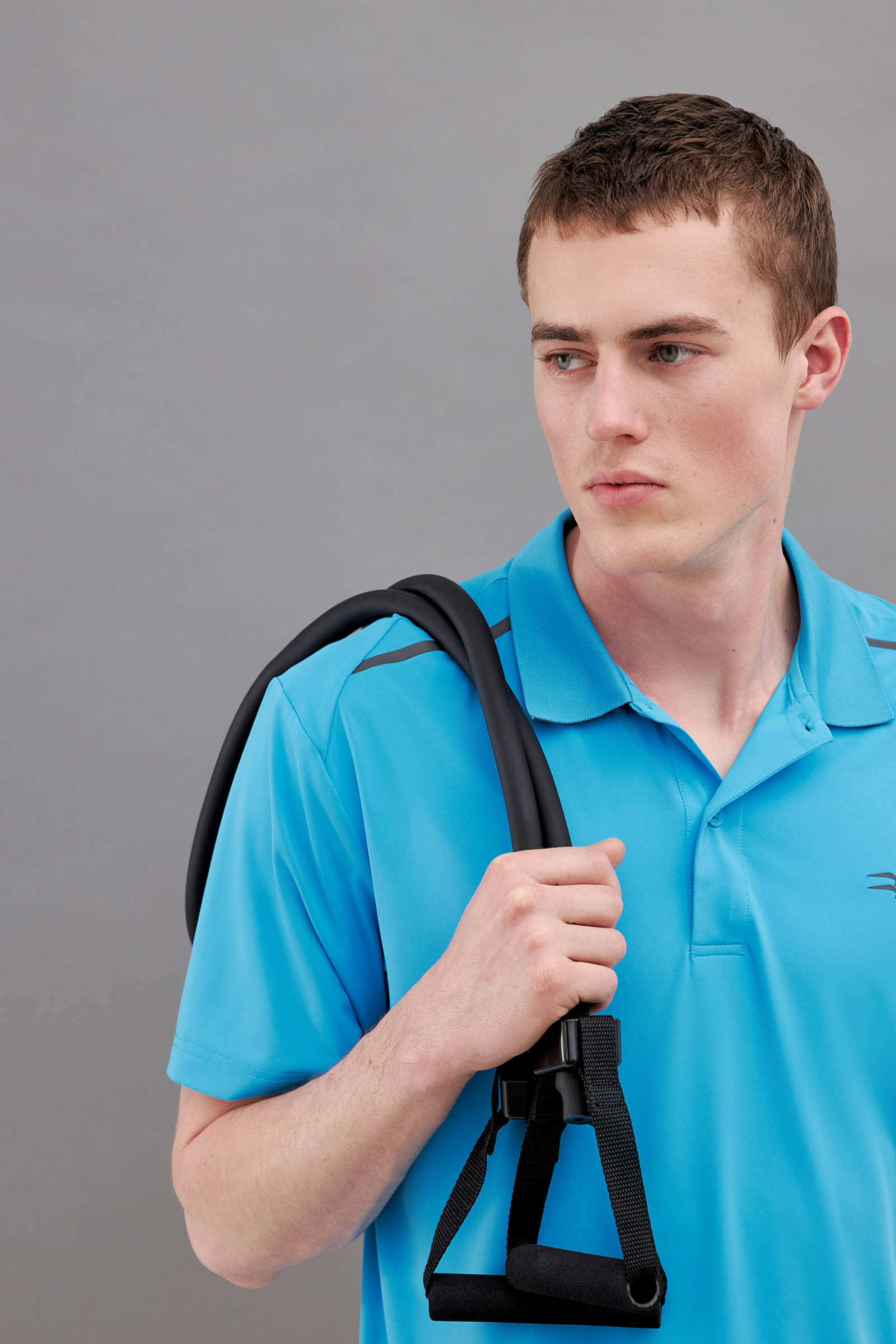 Спортивная футболка-поло Finn Flare, 180 blue aster, арт. CSF27012