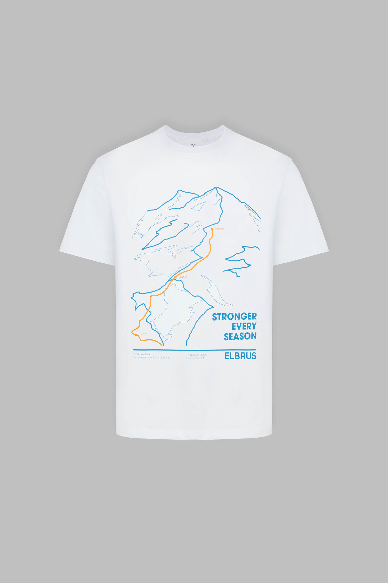 Футболка мужская FINN FLARE Elbrus, белый, арт. CSF27003-2P