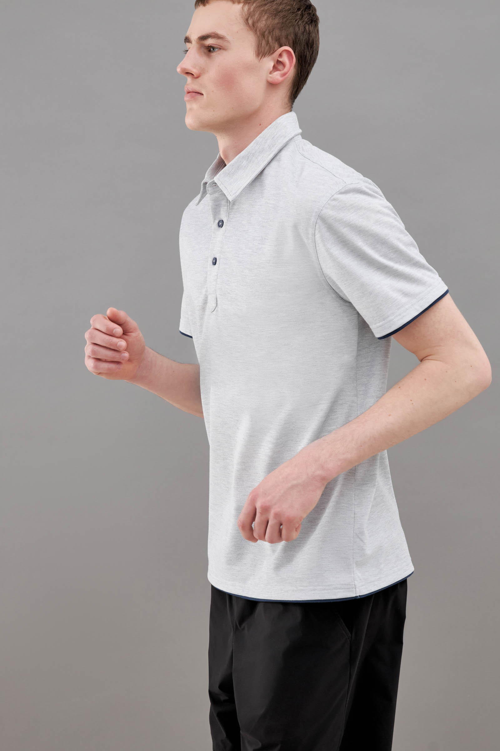 Спортивное поло Finn Flare, 211 light silver, арт. CSF27001