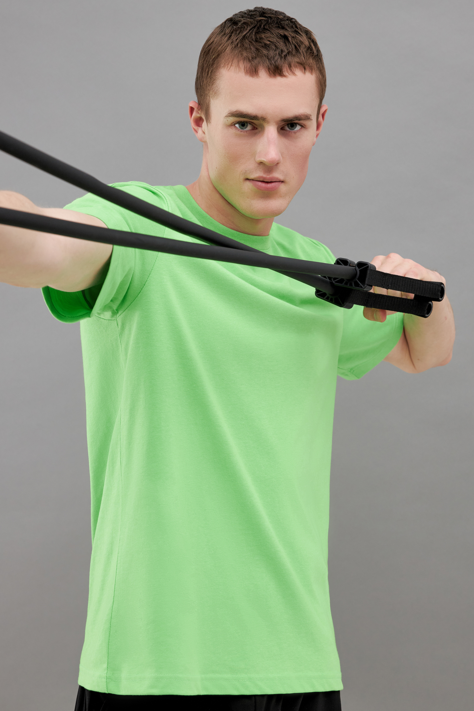 Футболка FINN FLARE прямого кроя Sport, 572 neon light green, арт. CSF27003