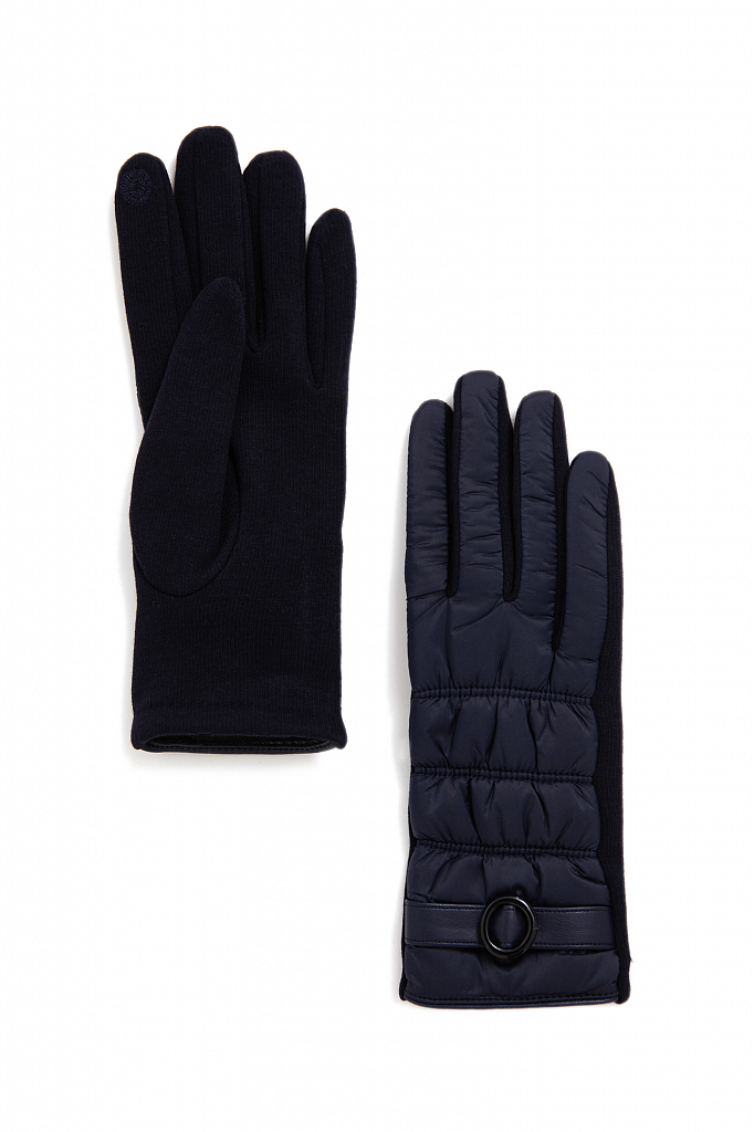 перчатки женские Finn-Flare темно-синий FAB11309 