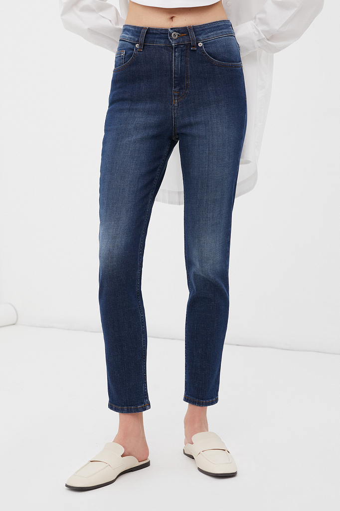 Джинсы slim fit женские