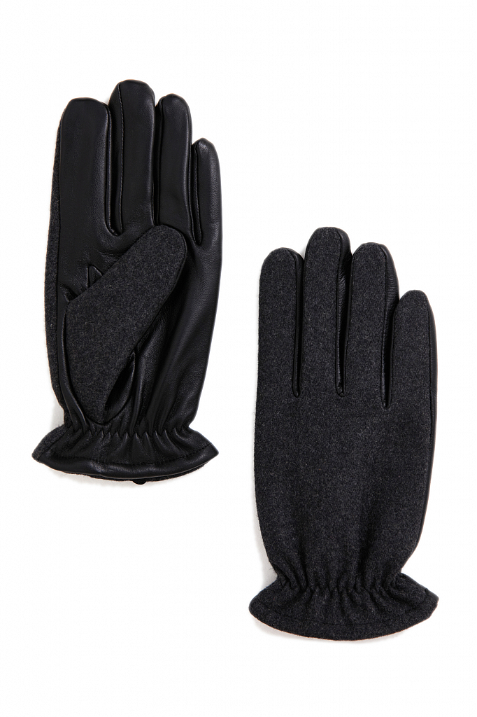 перчатки мужские Finn-Flare черный FAB21300 