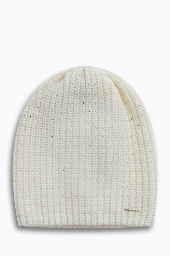 шапка женская Finn-Flare белого цвета