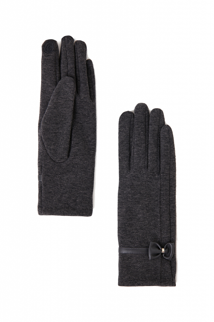 перчатки женские Finn-Flare серый меланж FAB11302 