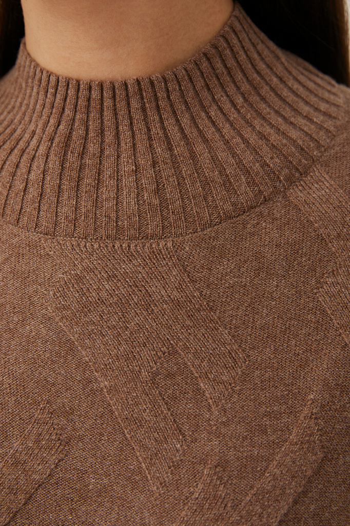 

женский джемпер прямого кроя из шерсти и кашемира, Голубой, женский джемпер прямого кроя из шерсти и кашемира