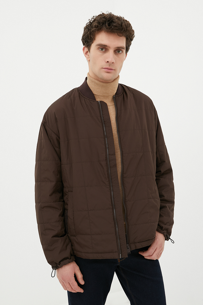 куртка мужская Finn-Flare темно-коричневого цвета