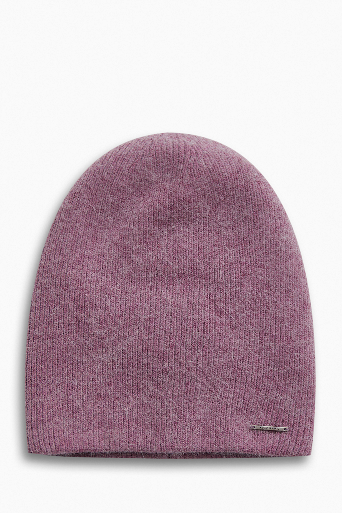 шапка женская Finn-Flare серо-розового цвета