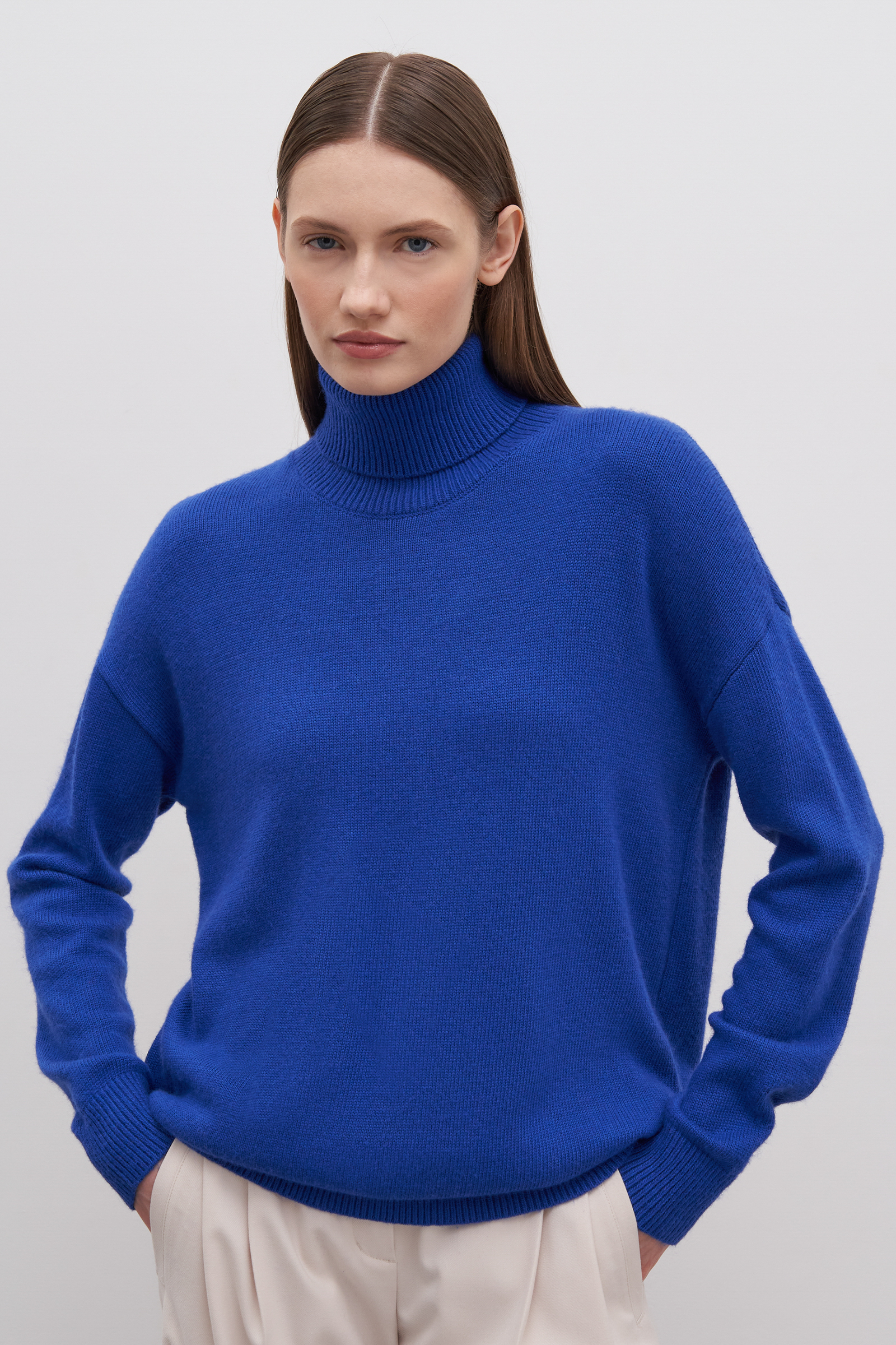 

Водолазка из кашемира и шерсти, 174 sodalite blue, Водолазка из кашемира и шерсти